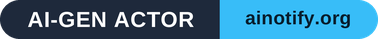 AI Notify badge, Midnight / Sky