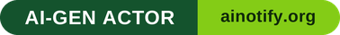 AI Notify badge, Forest / Lime