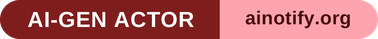 AI Notify badge, Wine / Rose